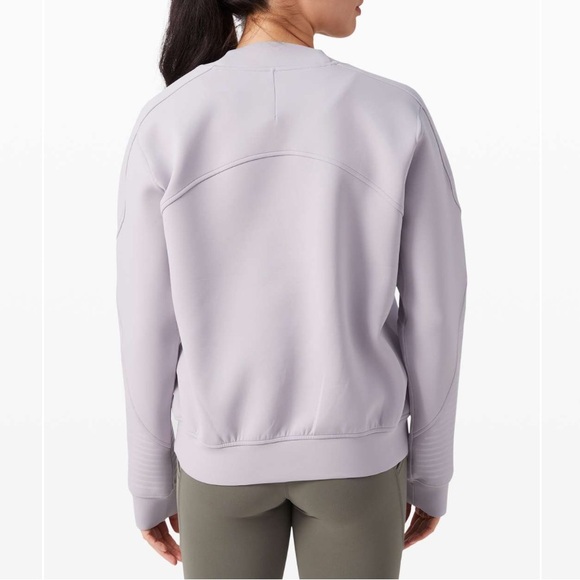 Lululemon City Sweat Crew *Spacer Iced Iris Lavender Purple size 6 - Picture 2 of 16